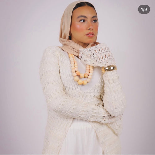 knitted cardigan/ dress